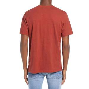 Camisetas de Hombre al por Mayor, Tejidas, Formales, Personalizables, a Precio Económico, OEM ODM - Camiseta de Manga Corta sin Costuras, con Cuello en V, Tejido Transpirable - Product Image 6