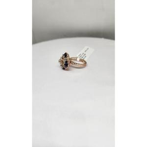 แหวนทองคำแท้ 14K ดีไซน์หรูหราสำหรับผู้หญิง ประดับด้วยพลอยสีธรรมชาติ 2.02 กะรัต และเพชรสี HI 0.58 กะรัต ได้รับการรับรองจาก IGI ชุบโรเดียม - Product Image 2