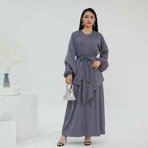 Abaya Musulmana Moderna de Encaje de Lujo para Mujer, Estilo Dubái, Informal, Modesta, Islámica, Ligera, Vestido Diario - Product Image 2
