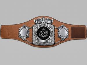 Ceinture de championnat de boxe en cuir personnalisée avec emblème d'aigle, ceinture d'arts martiaux unisexe pour Aikido, Taekwondo et Karaté, respirante - Product Image 4
