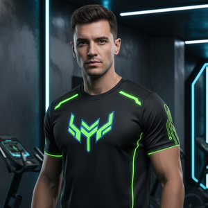 T-shirt de sport uni pour la gym, livraison rapide, faible MOQ, stock disponible, livraison rapide, vêtements de sport - Product Image 6