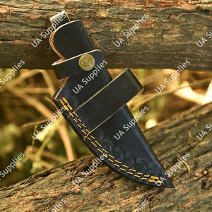 Funda de Cuero de Vaca Grueso de Primera Calidad Cosida a Mano para Cuchillo, con Logotipo Personalizado, para Llevar en el Cinturón, para Cuchillos de Hoja Fija, Supervivencia al Aire Libre, Camping, Venta al Por Mayor - Product Image 6