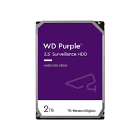 WD23PURZ 2TB SATA 6Gb/s 3.5-Inch Internal Hard Disk Drive-Bekas 301-400MB/s Kecepatan Baca/Tulis