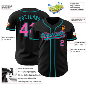 Maillots de baseball personnalisés pour les tournois et les ligues avec logos d'équipe personnalisés, impression par sublimation, service OEM, équipe sportive - Product Image 4