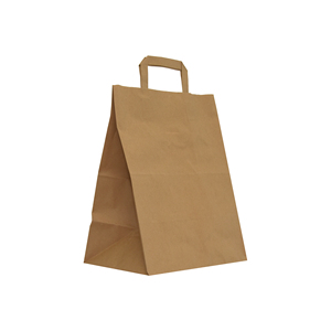 Bolsa de Compras Clásica de Papel Kraft Reciclable con Asa Personalizada para Comida para Llevar, Regalos, Cestas, Precio al por Mayor - Product Image 6