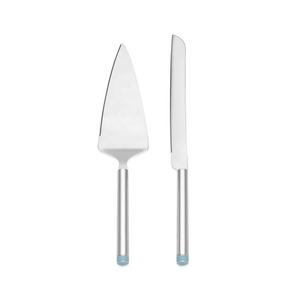 Ensemble de service à gâteau élégant royal fait à la main ensemble de couverts ensemble de serveur de gâteau de mariage en acier inoxydable avec poignée en métal - Product Image 1