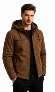 Unisex Heavyweight 280g Knitted <b>Sherpa</b> Lined Zip <b>Hoodie</b> Digital Printing Waterproof Fleece Sweatshirt Winter Outdoor - Product Image 1