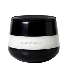 Elegant Handcrafted Polished Eco-Friendly Onyx Cremation Urn for Human Ashes Adult Funeral <b>Memorial</b> Natural <b>Stone</b> Keepsake - Product Image 1