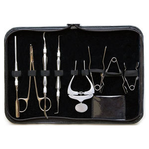 Premium Ophthalmic Micro Surgical Instrument Set Stainless Steel Eye Speculum Probe <b>Tools</b> with Black Storage <b>Case</b> - Product Image 1