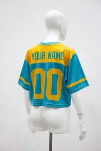 Maillot de football américain en mesh léger et respirant de haute qualité unisexe pour femmes, vente chaude, service OEM disponible - Product Image 5