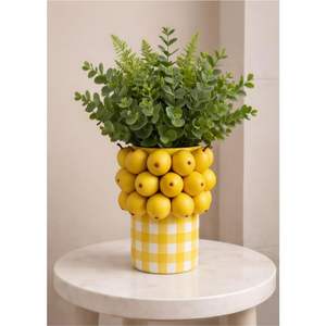 Florero Moderno de Metal Rosa con Pedestal Decorativo de Cuentas, Maceta Alta para Mesa, Decoración de Lujo para el Hogar y Bodas - Product Image 3