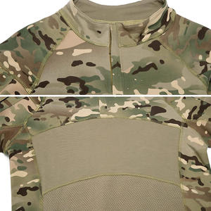 Men's Tactical Long Sleeve <b>Camouflage</b> <b>Shirt</b> Polyester Breathable Outdoor Wear In-Stock - Product Image 6