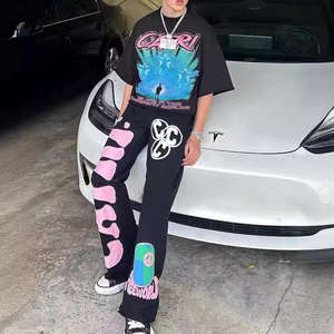 Pantalones Deportivos para Hombre OEM 2026 de Alta Calidad, 100% Algodón Grueso, Estilo Glo Gang, con Envío Gratis - Product Image 5