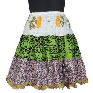 Fashion Wholesale Solid Mini <b>Skirt</b> For Ladies Customized Casual High Waist Short Women Mini Patch Work <b>Skirts</b> Boho Stylish - Product Image 2