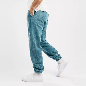 Meilleur fabricant 2026 de pantalons de jogging délavés à l'acide pour hommes avec logo, respirants, tendance, style streetwear décontracté - Product Image 4