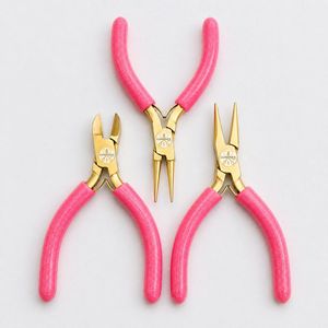 Professional Jewelry <b>Pliers</b> <b>Set</b> Nose Flat Nose Chain Nose Tools for Metal Bending DIY Crafting Beading-for Jewelry - Product Image 1