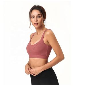 Vêtements de sport grande taille pour femmes en gros : soutien-gorge de sport et haut de yoga XL pour la course à pied avec logo au dos - Product Image 2