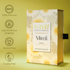 PARVEI Mireli Perfume de Lujo 20ml, Perfume Puro en Roll-On, Aroma Floral, Sin Alcohol, Fragancia de Larga Duración - Product Image 4