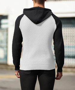 เสื้อฮู้ดดี้ผ้าฝ้าย 100% ทรงปกติ สำหรับผู้ชาย แบบเรียบ  คุณภาพสูง หนานุ่ม กันยับ  ลายปักแบบพิเศษ สไตล์สตรีทแวร์ เหมาะสำหรับฤดูหนาว - Product Image 1