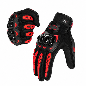Gants de moto en cuir imperméables pour le motocross et la moto tout-terrain – Protection intégrale des doigts pour la course sportive - Product Image 1