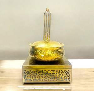 Platos para Servir de Acero Inoxidable Ecológicos de Diseño Moderno y Lujoso para Fiestas de Boda Indias, Calentador de Comida Tipo Buffet - Product Image 5