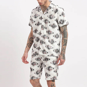 Ensemble de vêtements de plage confortables et légers, chemise et short, fournisseur d'ensembles de plage de haute qualité - Product Image 5