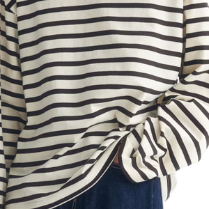 Haut en jersey à manches longues coupe oversize, respirant, style streetwear décontracté, chemise athlétique, fabricant OEM ODM sur mesure, marque privée - Product Image 5