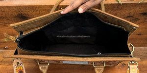 Nouveau sac fourre-tout en cuir personnalisé usiné à la main sac à main de transport dissimulé en cuir véritable de qualité supérieure pour femmes multi-usages - Product Image 6