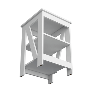 Consolle Bianca con 2 Ripiani - Product Image 4