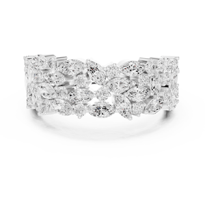 Strikara jewels 14K Chain Link Fashion <b>Ring</b> in Stainless Steel - Product Image 6