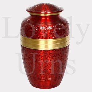 Urna Funeraria Scarlet Solace, Tamaño Mediano para Adultos, Recuerdo Conmemorativo, Contenedor para Cenizas, Diseño Elegante y Decorativo - Product Image 2