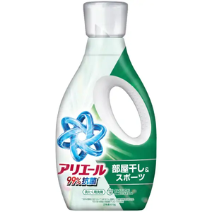 น้ำยาซักผ้าแอเรียลญี่ปุ่น 670 กรัม สูตรแอนตี้แบคทีเรีย สำหรับการซักผ้าในร่มและชุดกีฬา - Product Image 1