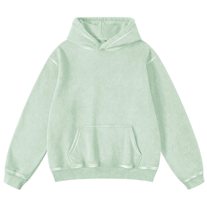 เสื้อฮู้ดดี้ขายส่งสำหรับผู้ชาย เสื้อฮู้ดดี้ลำลองสีพื้นสำหรับผู้ชาย ระบายอากาศได้ดี รับสกรีนโลโก้และออกแบบได้ - Product Image 4