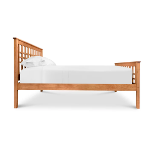 Wholesale Modern Mission Solid Wood <b>Bed</b> |Geometric Grid Headboard <b>Bed</b> Wholesale - Product Image 3