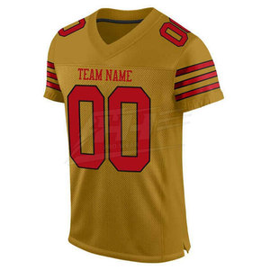 Maillot de football américain respirant, fournisseur personnalisé, en stock, maillot de football américain vierge ou impression personnalisée - Product Image 3