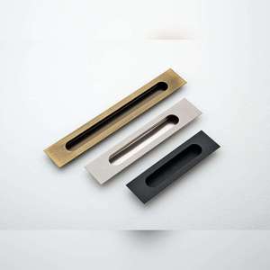 MODERN STAINLESS STEEL 202 RECTANGLE CABINET KNOB DURABLE ECO FRIENDLY DRESSER DRAWER <b>WARDROBE</b> PULL <b>HARDWARE</b> MADE IN INDIA - Product Image 2