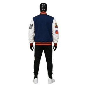 Blouson Bomber Classique Homme Style Universitaire avec Broderies Personnalisées, Col Montant, ODM, Écologique, Respirant, Vêtement d'Extérieur Hiver - Product Image 5