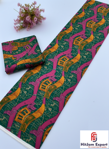 Tissu en coton 100% de haute qualité, imprimé africain ghanéen, motif authentique pour vêtements et artisanat pour filles - Product Image 5