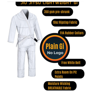 Custom BJJ Brazilian Jiu Jitsu Gi Uniform Set Taekwondo Dobok Martial Arts Suit OEM Wholesale Multi-Color with Belt - Product Image 6