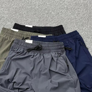 Pantalon de survêtement noir pour homme en toile de haute qualité, à lacets, avec poches latérales, formel, respirant, séchage rapide, écologique et léger - Product Image 4