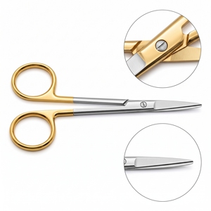 กรรไกรผ่าตัดแบบตรง Baby Metzenbaum Ultra-Cut ทำจากเหล็กกล้าไร้สนิม เครื่องมือแพทย์สำหรับการผ่าตัดที่มีความแม่นยำสูง - Product Image 3