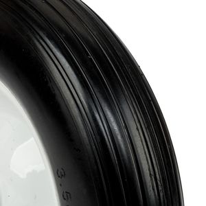 Carrello Portautensili con Ruote in Schiuma Solida PU Nera da 14,2 Pollici per Carrelli e Trolley - Product Image 4
