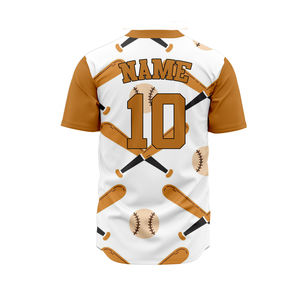 Uniforme de baseball pour équipe de jeunes entièrement personnalisé, sublimé, avec logo brodé, maillot de baseball et uniforme de baseball vierges - Product Image 4