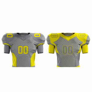 Uniforme de Fútbol Americano de Diseño Superior para Equipos, Unisex, Transpirable para Verano, Personalizable con Impresión del Nombre del Equipo - Product Image 3