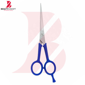 Tijeras de Peluquería Profesionales de Acero Inoxidable con Mango de Plástico Azul, Ligeras, para Salón de Belleza - Product Image 3