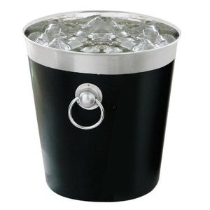 Bucket wine and champagne <b>chiller</b> sophisticated hosting decor decorative beverage bucket polished metal ice tub - Product Image 3