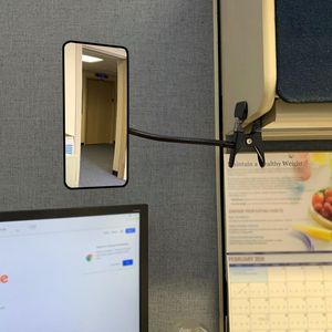 Specchio di Sicurezza Convesso per Cubicoli, in Vetro Flessibile con Clip, Monitor da Scrivania per Sicurezza Personale e Visione Posteriore Ovunque - Product Image 6