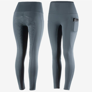 Collants d'équitation en spandex de haute qualité, respirants, pour la compétition, l'équitation et les sports équestres - Product Image 1