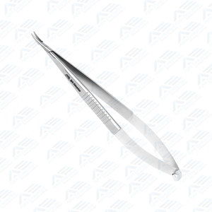 Barraquer Micro porte-aiguille en acier inoxydable et carbure de tungstène pour équipement de microchirurgie Instrument médical - Product Image 2