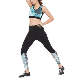 ชุดโยคะผู้หญิงคุณภาพสูงขายดี สีพื้น เอวยางยืดสูง ความยาวเต็มตัว ผลิตจากผ้าสแปนเด็กซ์/ไนลอนที่เป็นมิตรกับสิ่งแวดล้อม ดีไซน์ล่าสุด - Product Image 3